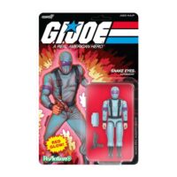 Super7 G.I. Joe ReAction+ Snake Eyes (Crystal Poison Red Glow) Action Figure
