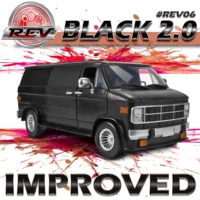 Ramen Economical Van REV06 Black 2.0 1/12 Scale Vehicle
